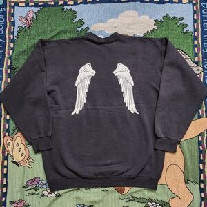Y2K Earn Your Wings Meals On Wheels Sweatshirt
